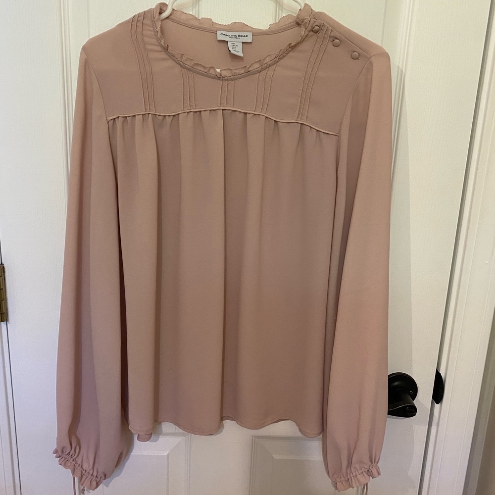Carolina Belle blush top